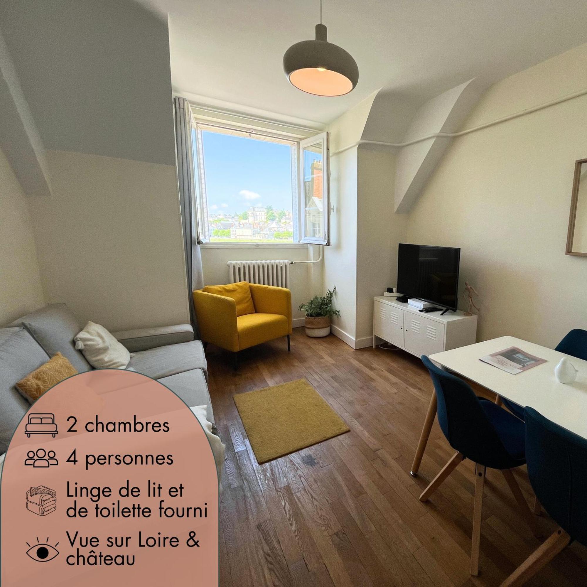 Le Wilson - Vue Imprenable Sur La Loire Et Le Chateau De Blois Luaran gambar